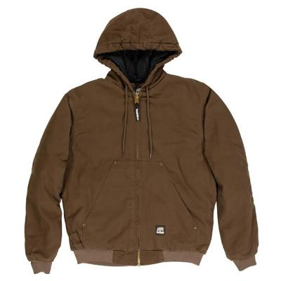 Berne Washed Hooded Jacket XL Bark
