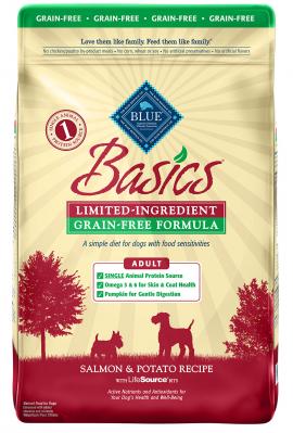 Blue Basics Grain-Free Adult Salmon & Potato Recipe 22 lb.