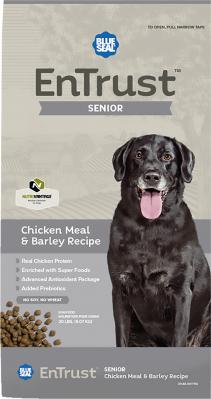 Blue Seal EnTrust Senior Chicken Meal & Barley Recipe 40 lb.