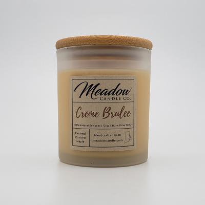Meadow Candle Co. Creme Brulee Soy Candle 12 oz.