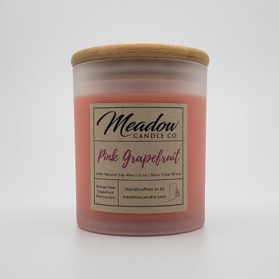 Meadow Candle Co. Pink Grapefruit Soy Candle 12 oz.
