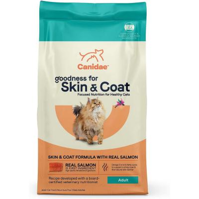 Canidae Goodness for Skin and Coat Real Salmon Adult Dry Cat Food 5 lb.