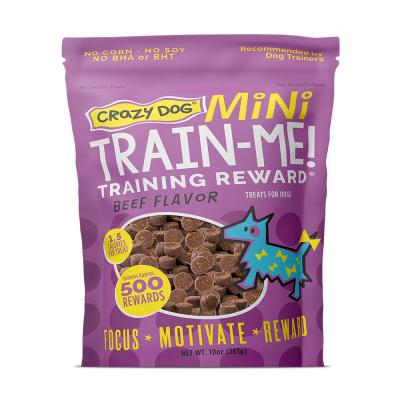 Crazy Dog Mini Train-Me! Beef Flavor Training Treats 10 oz.