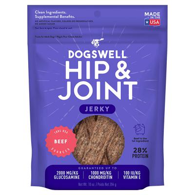 Dogswell Hip and Joint Jerky Grain Free Beef 10 oz.