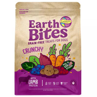 Earthborn EarthBites Crunchy Grain-Free Dog Treats Lamb 2 lb.