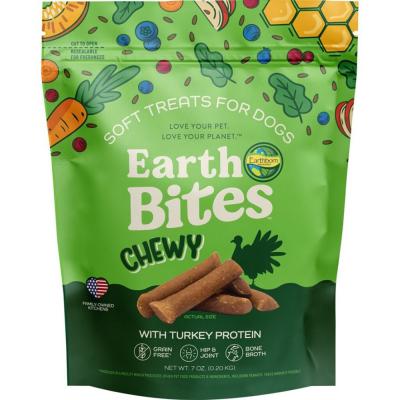 Earthborn EarthBites Chewy Grain-Free Soft Dog Treats Turkey 7 oz.