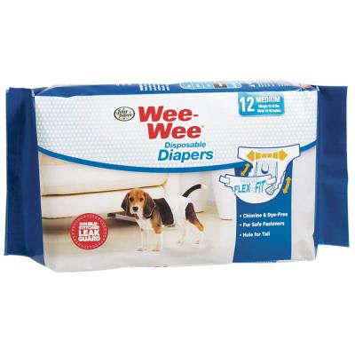 Wee-Wee Disposable Diapers Medium 12 Count