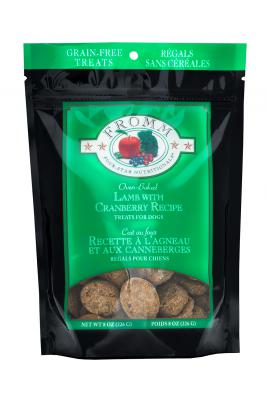 Fromm Four-Star Oven-Baked Lamb w/Cranberry Recipe Dog Treats 8 oz.