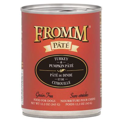 Fromm Turkey & Pumpkin Pate Grain Free Dog Food 12.2 oz.