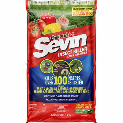 Sevin Insect Killer Lawn Granules 20 lb. - 20,000 Sq. Ft.