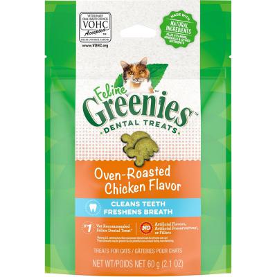 Feline Greenies Oven-Roasted Chicken Flavor 2.1 oz.