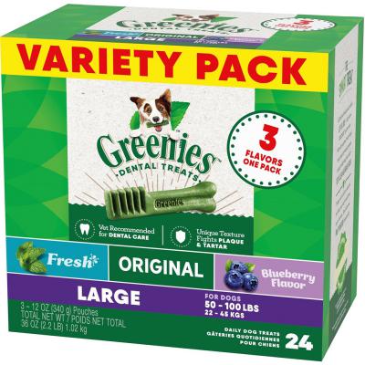 Greenies Dental Treats Variety Pack Large 36 oz.