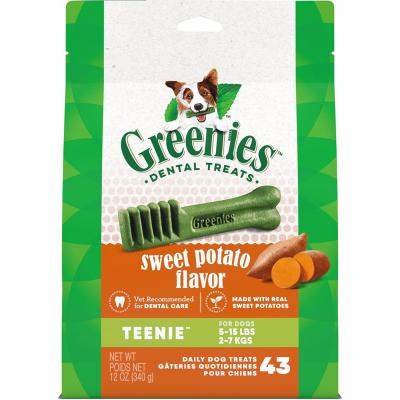 Greenies Dental Treats Sweet Potato Flavor Teenie 12 oz.
