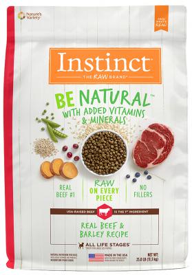 Instinct Be Natural Beef & Barley 25 lb.