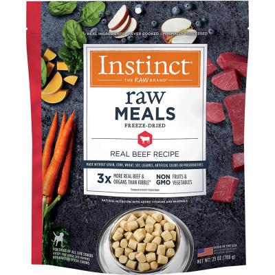 Instinct Raw Freeze-Dried Meals Real Beef Recipe 25 oz.