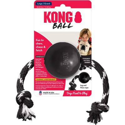 Kong Xtreme Ball with Rope Large