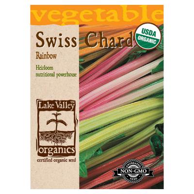 Lake Valley Seed Organic Swiss Chard Rainbow