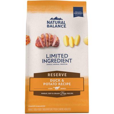Natural Balance Limited Ingredient Grain-Free Reserve Duck & Potato Dry Dog Food 22 lb.