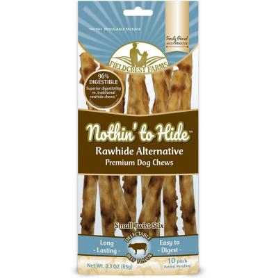 Nothin' To Hide Small Twist Stix Beef 10 Pack 2.3 oz.