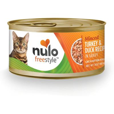 Nulo FreeStyle Cat Minced Grain-Free Turkey & Duck In Gravy Recipe 3 oz.