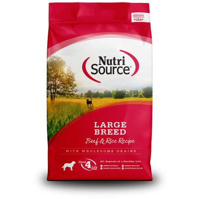 Nutri Source Large Breed Beef & Rice Recipe 26 lb.