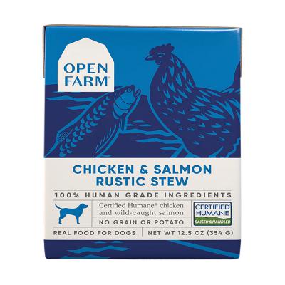 Open Farm Chicken & Salmon Rustic Stew Wet Dog Food 12.5 oz