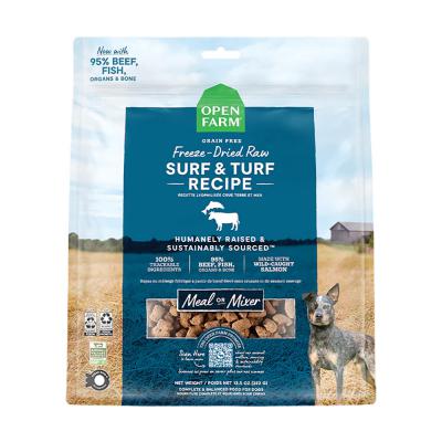 Open Farm Surf & Turf Freeze Dried Raw Dog Food Morsels 3.5 oz.