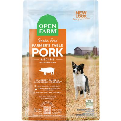 Open Farm Grain Free Farmers Table Pork Dry Dog Food 22 lb.