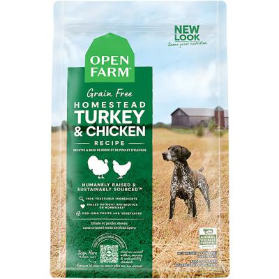 Open Farm Grain Free Homestead Turkey & Chicken Dry Dog Food 22 lb.