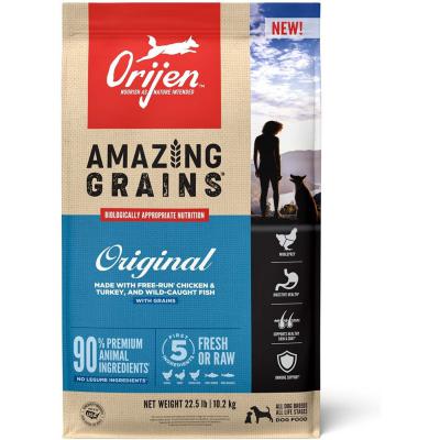 Orijen Amazing Grains Original Dry Dog Food 22.5 lb.