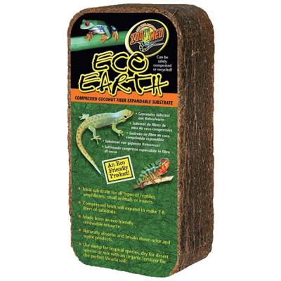 Zoo-Med Eco-Earth Compressed Coconut Fiber Substrate 650 g.