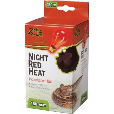 Zilla Night Red Heat Incandescent Bulb 150 Watt