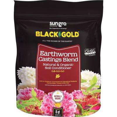 Black Gold Earthworm Castings Blend 8 qt.