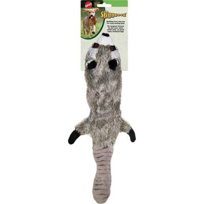 Skinneeez Raccoon Stuffing-Free Squeaky Plush Dog Toy 23 In.