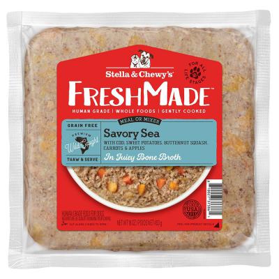 Stella & Chewy's Freshmade Savory Sea Gently Cooked Dog Food 16 oz.