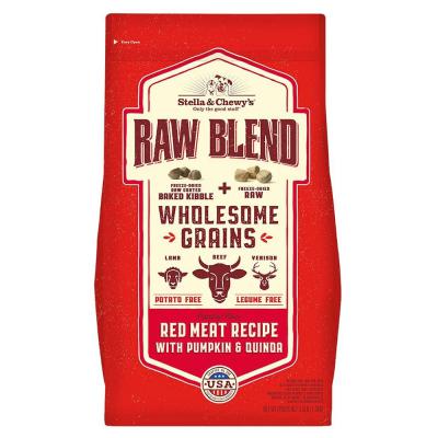 Stella & Chewy's Wholesome Grains Raw Blend Kibble Red Meat Recipe 3.5 lb.