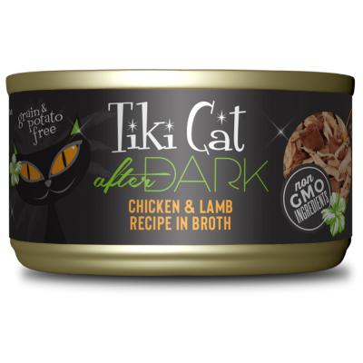Tiki Cat After Dark Wet Cat Food Chicken and Lamb 2.8 oz.