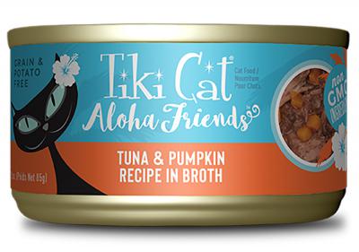 Tiki Cat Aloha Friends Wet Cat Food Tuna Shrimp and Pumpkin 3 oz.