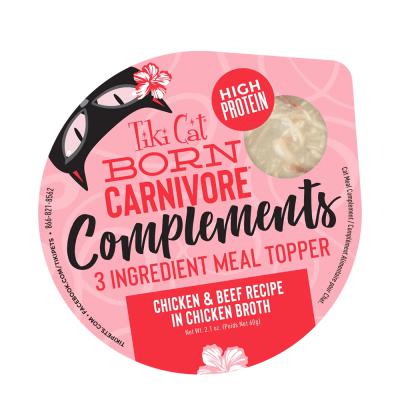 Tiki Cat Complements Chicken and Beef 2.1oz