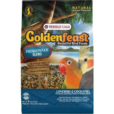 Versele-Laga Goldenfeast Patagonian Blend Lovebird & Cockatiel 3 lb.