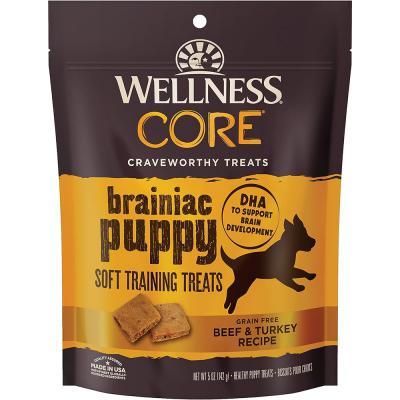 Wellness Core Brainiac Puppy Soft Training Treats With Beef And Turkey 5 oz.