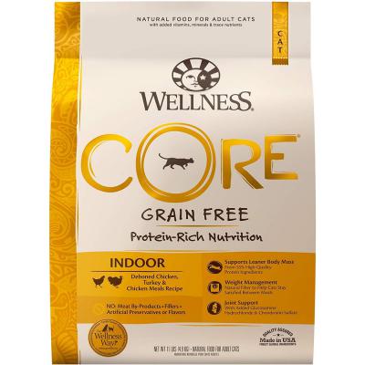 Wellness Core Grain-Free Chicken And Turkey Indoor Cat Food 11 lb.
