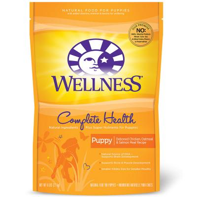 Wellness Complete Health Puppy Chicken, Oatmeal & Salmon Meal Recipe 30 lb.