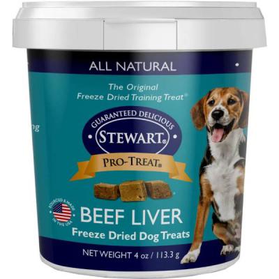 Stewart Pro-Treat Freeze Dried Beef Liver 4 oz.