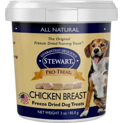 Stewart Pro-Treat Freeze Dried Chicken Breast 3 oz.