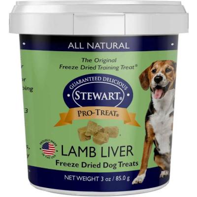 Stewart Pro-Treat Freeze Dried Lamb Liver 3 oz.