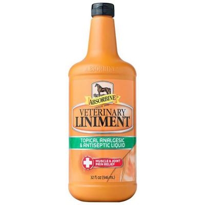 Absorbine Veterinary Liniment Topical Analgesic and Antiseptic Liquid 32 oz.