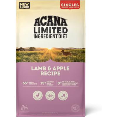 Acana Singles Limited Ingredient Diet Lamb & Apple Recipe Grain-Free Dry Dog Food 22.5 lb.