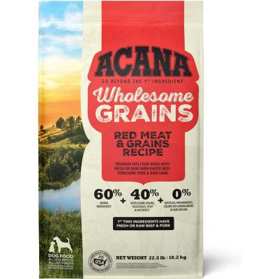 Acana Wholesome Grains Red Meat Recipe Dry Dog Food 22.5 lb.