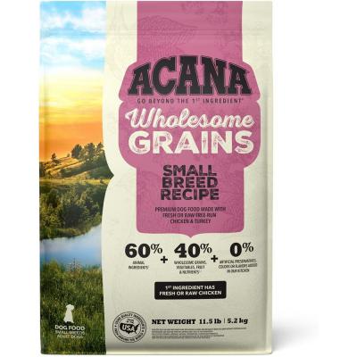 Acana Wholesome Grains Small Breed Recipe Dry Dog Food 11.5 lb.